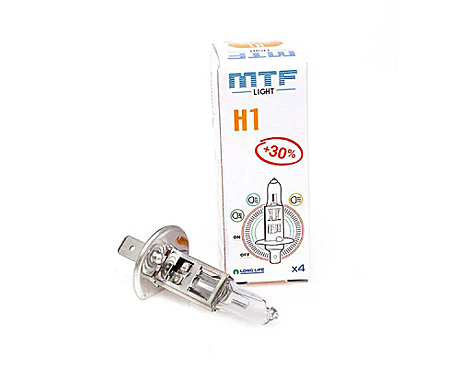 Лампа галогенная MTF H1 12V 55W Standard + 30